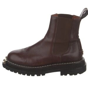 Sandro Brown Leather Chelsea Boots